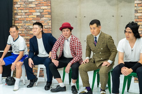 「ブレイキングヤンチャオーディション」に参加するソマオ・ミートボール、シモリュウ・シモタ、ウーマンラッシュアワー・中川パラダイス、ザ・パンチ・パンチ浜崎、や団・ロングサイズ伊藤