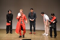 左から骨付きバナナうえし、風穴あけるズ、にぼしいわし・いわし