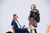 パンクロック女子に変身したシソンヌじろう