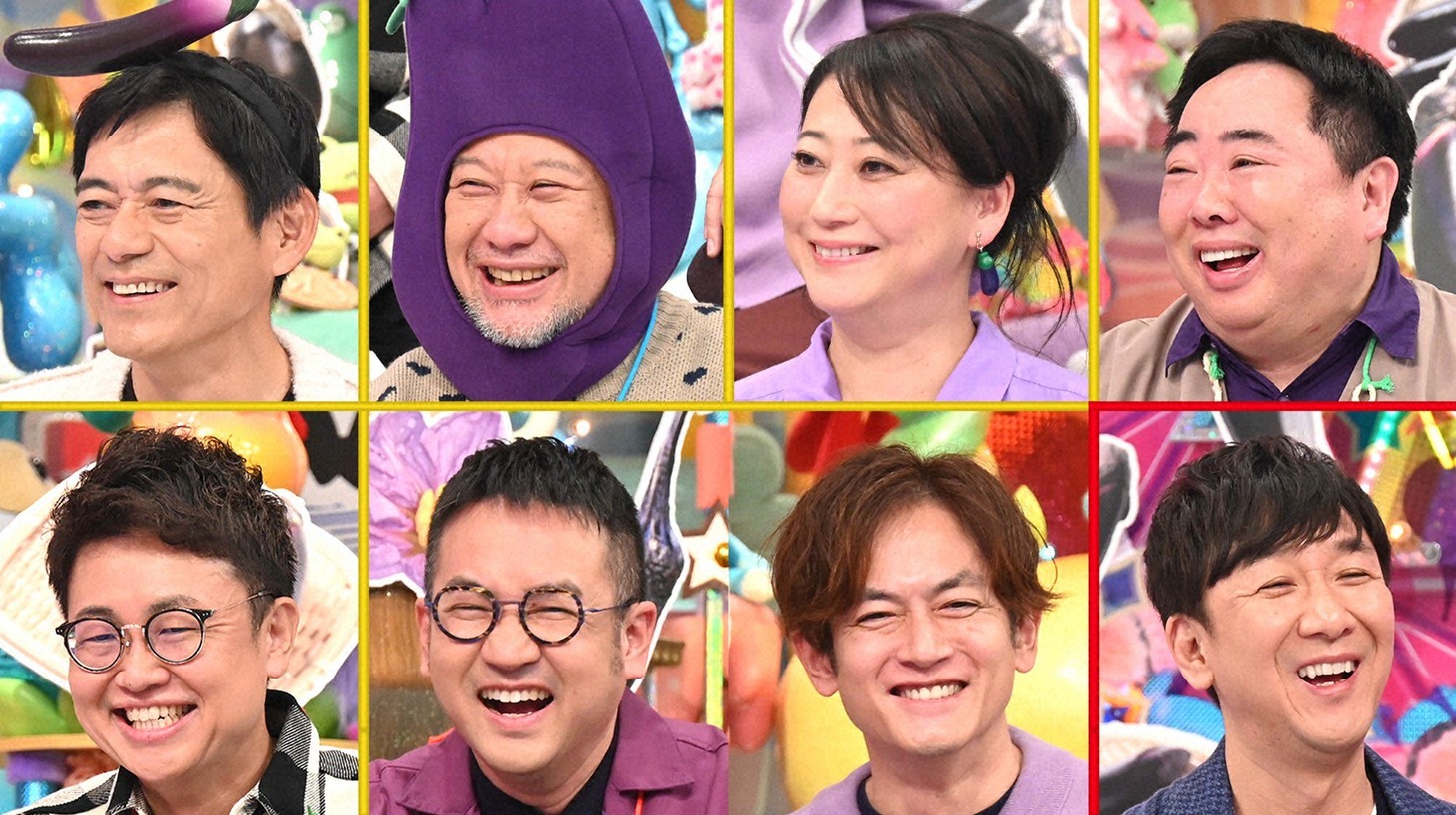 「アメトーーク！」の「ナス大好き芸人」の出演者たち