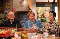 左からみなみかわ、お見送り芸人しんいち、ウエストランド井口