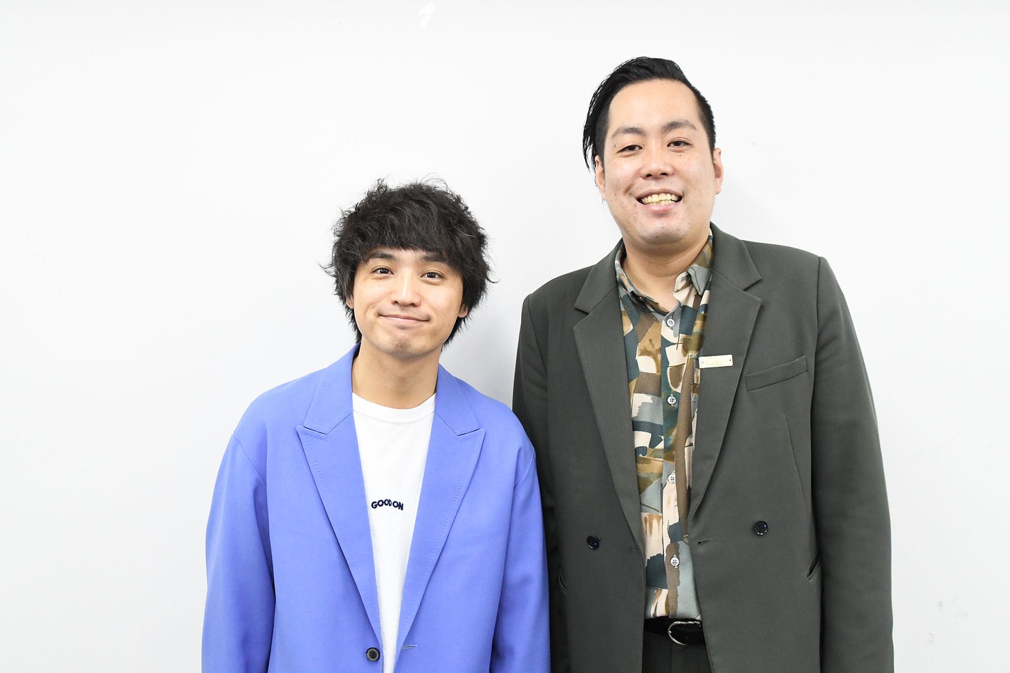 エバース。左が佐々木、右が町田