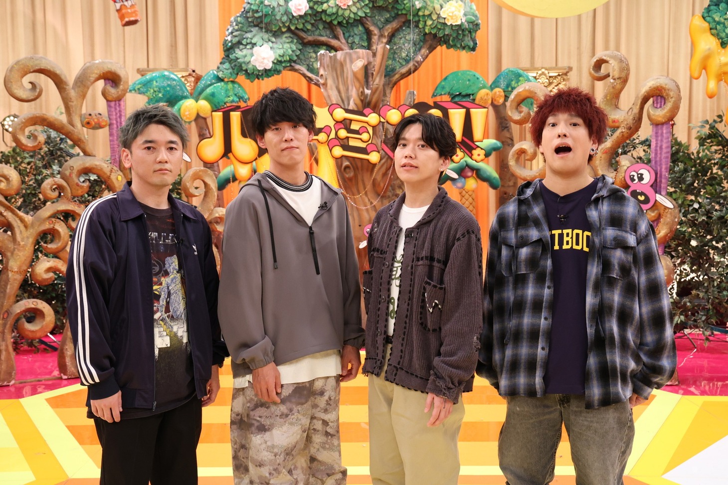 「ハチミツ!!」にゲスト出演する04 Limited Sazabys