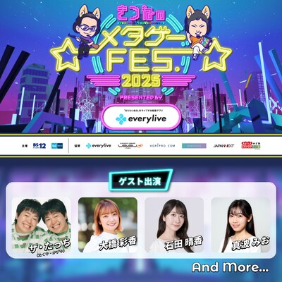 「きつねのメタゲーFES. 2025 presented by everylive」イメージ