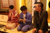 茶道を体験するエバース