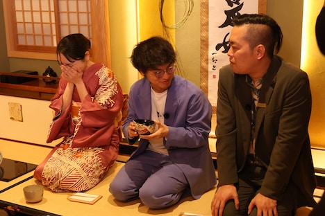 茶道を体験するエバース