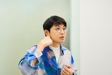 映画「死に損なった男」で主演を務めた空気階段・水川かたまり