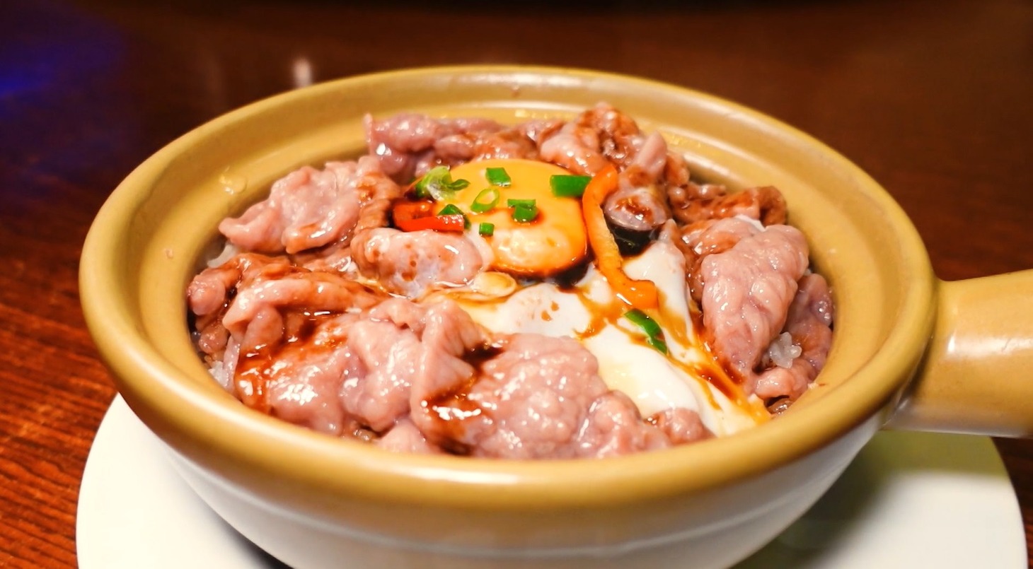 牛肉と卵のご飯