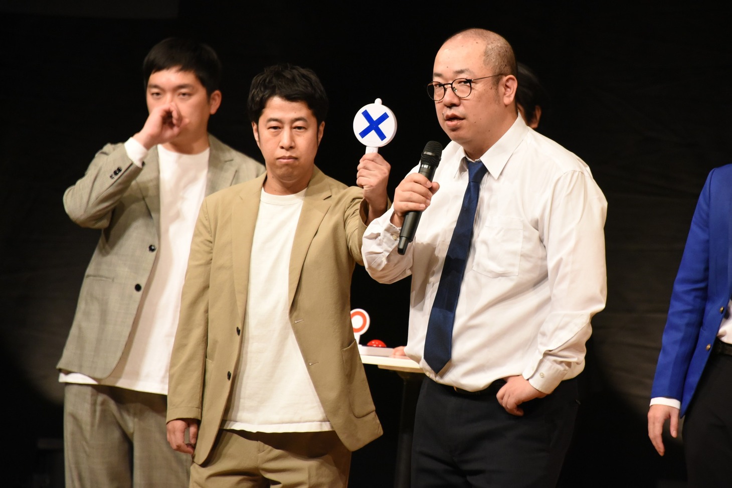 企画コーナー「クイズ 本当はココをホメられたい！」の様子