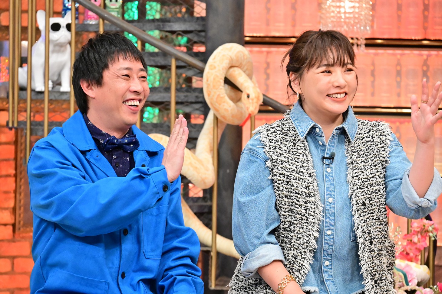 左からさらば青春の光・森田、野呂佳代