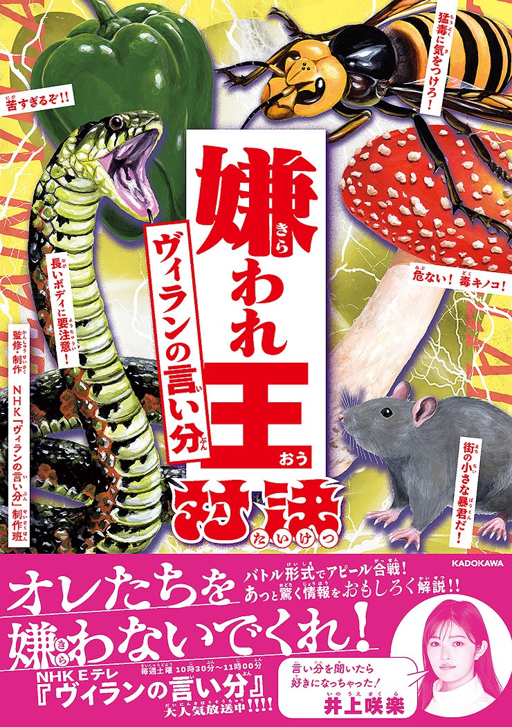 「嫌われ王対決 ヴィランの言い分」表紙