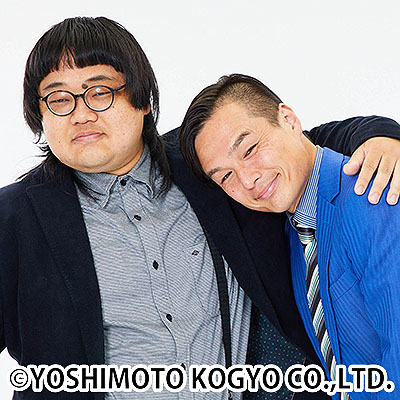 黄昏の森。左が森川、右が森島