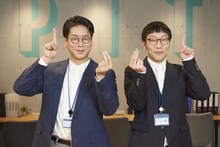 ロッテのWebCM「集中泥棒」に出演する男性ブランコ