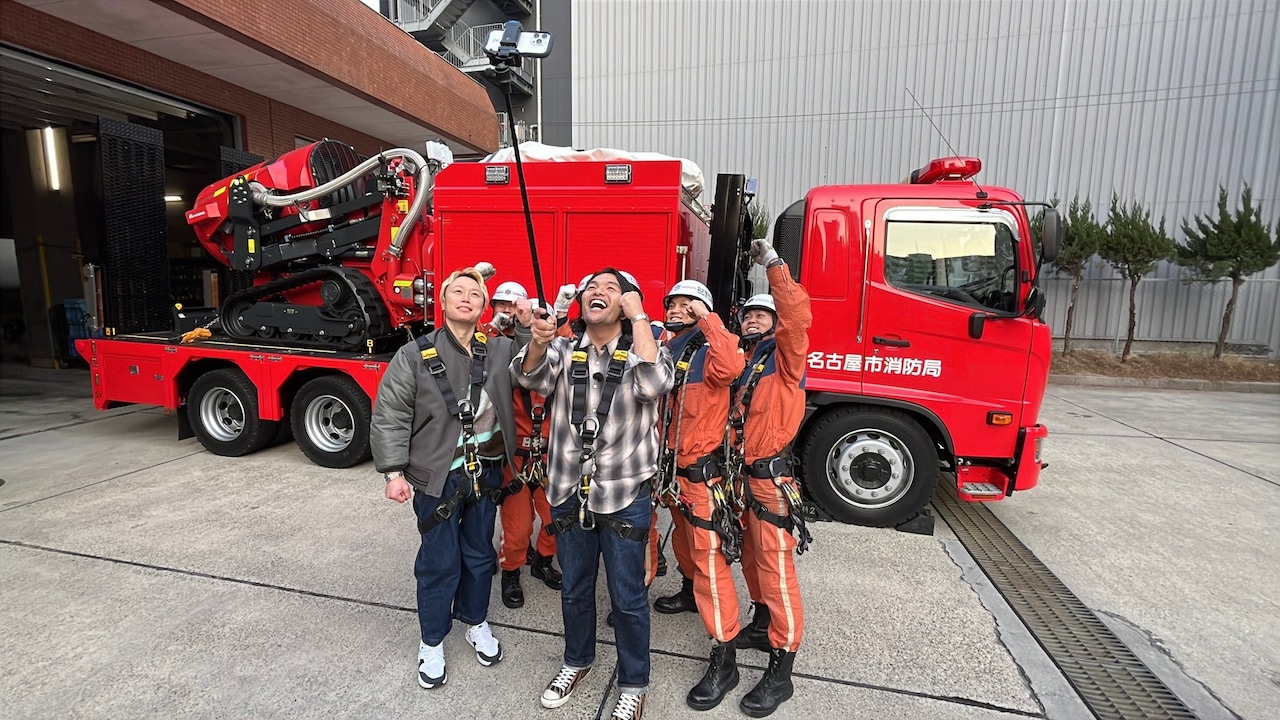 見取り図、名古屋で自撮り棒片手にオリジナルマップ作り「見取り図の自撮り図」