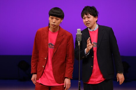 「オールマンゲキ」第一部より、ネタブロックに出演したバッテリィズ