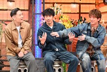 左から品川庄司・品川、トータルテンボス大村、大倉士門