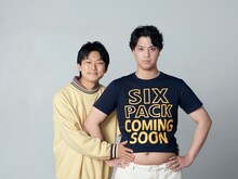 めおしぼたん。左から、立石、神崎