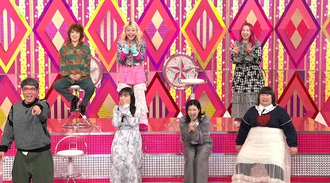 「ロンドンハーツ」の「一般男性が選ぶ付き合いたい女芸人-1GP団体戦」に登場する「矢作舎」の面々