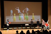 「ヤジマリー。ボウリング」の様子