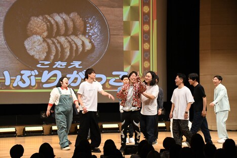 ヤジマリー。の頭皮をアップにした写真か、否かというクイズの答えが「いぶりがっこ」だった場面