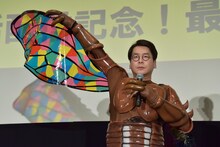 男性ブランコ浦井。2025年2月、「S区の奇妙な人々」上映会イベントより