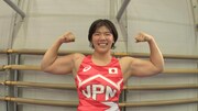 パリ五輪女子レスリング76kg級金メダルの鏡優翔選手