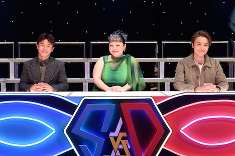 左から、Shigekix、渡辺直美、EXILE TAKAHIRO