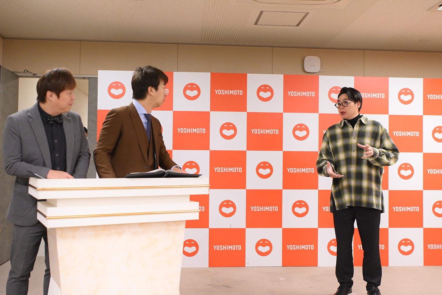 「よしもと道頓堀シアター」詳細発表会見の様子