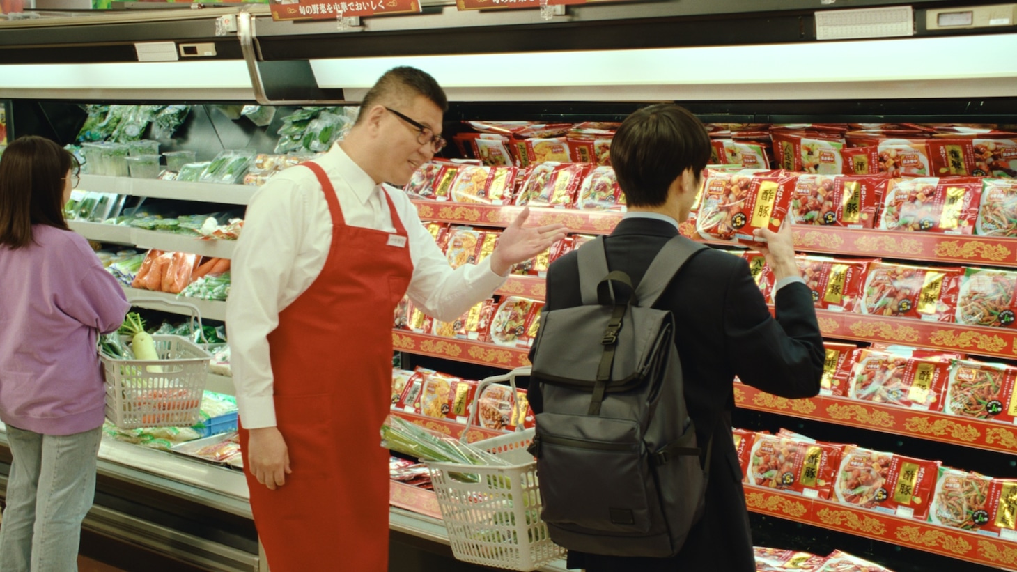 「中華名菜」テレビCM「愛or玉ねぎ」編のワンシーン