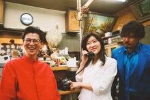 左から、モグライダー芝、ヒコロヒー、アルコ＆ピース平子