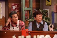 左から間寛平、村上ショージ