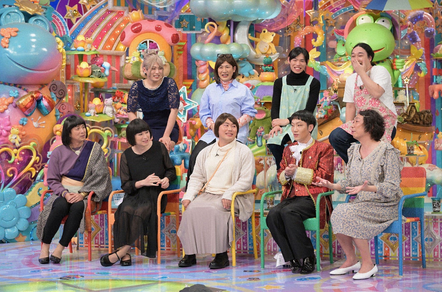 「アメトーーク！」の「女性役やってる芸人2025」に出演する芸人たち