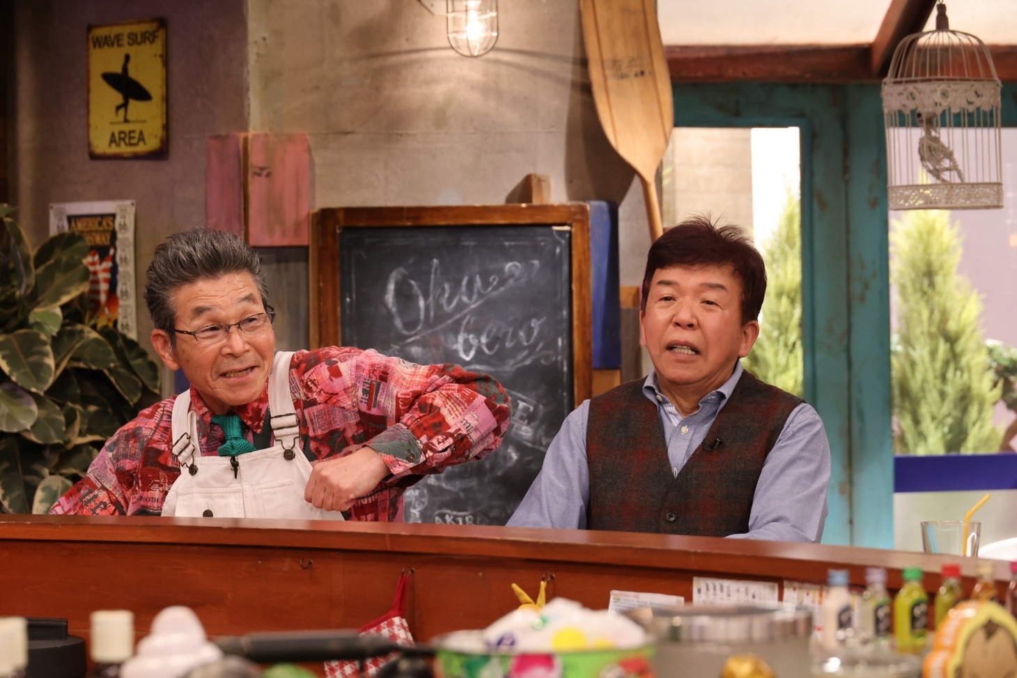左から間寛平、村上ショージ