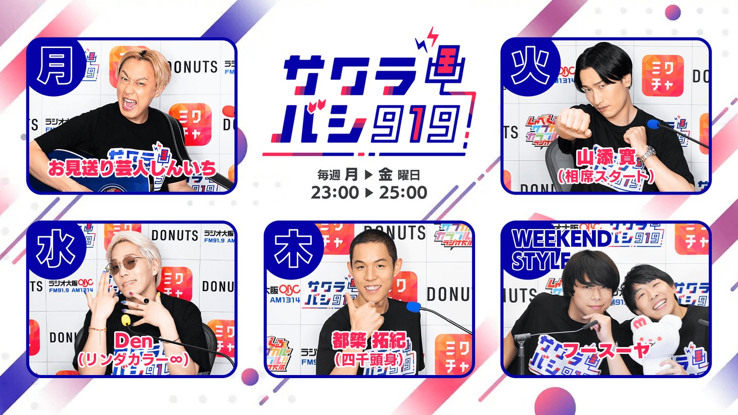 「サクラバシ919」2025年春のパーソナリティたち