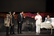 合同コントより、（左から）しゃがら、コリアンチョップスクワッドちす、ポテトカレッジ