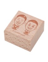 「吉本芸人オールスターズ 爆笑！コレクション スタンプ劇場BOOK」ウッドタイプ