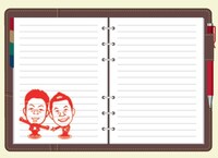 「吉本芸人オールスターズ 爆笑！コレクション スタンプ劇場BOOK」スタンプのイメージ