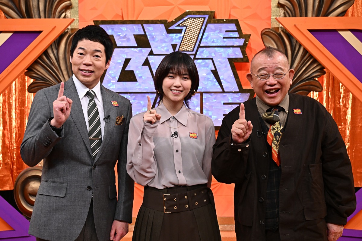 「ザ・ベストワン」に出演する（左から）今田耕司、西野七瀬、笑福亭鶴瓶