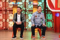 左からメッセンジャーあいはら、ほんこん