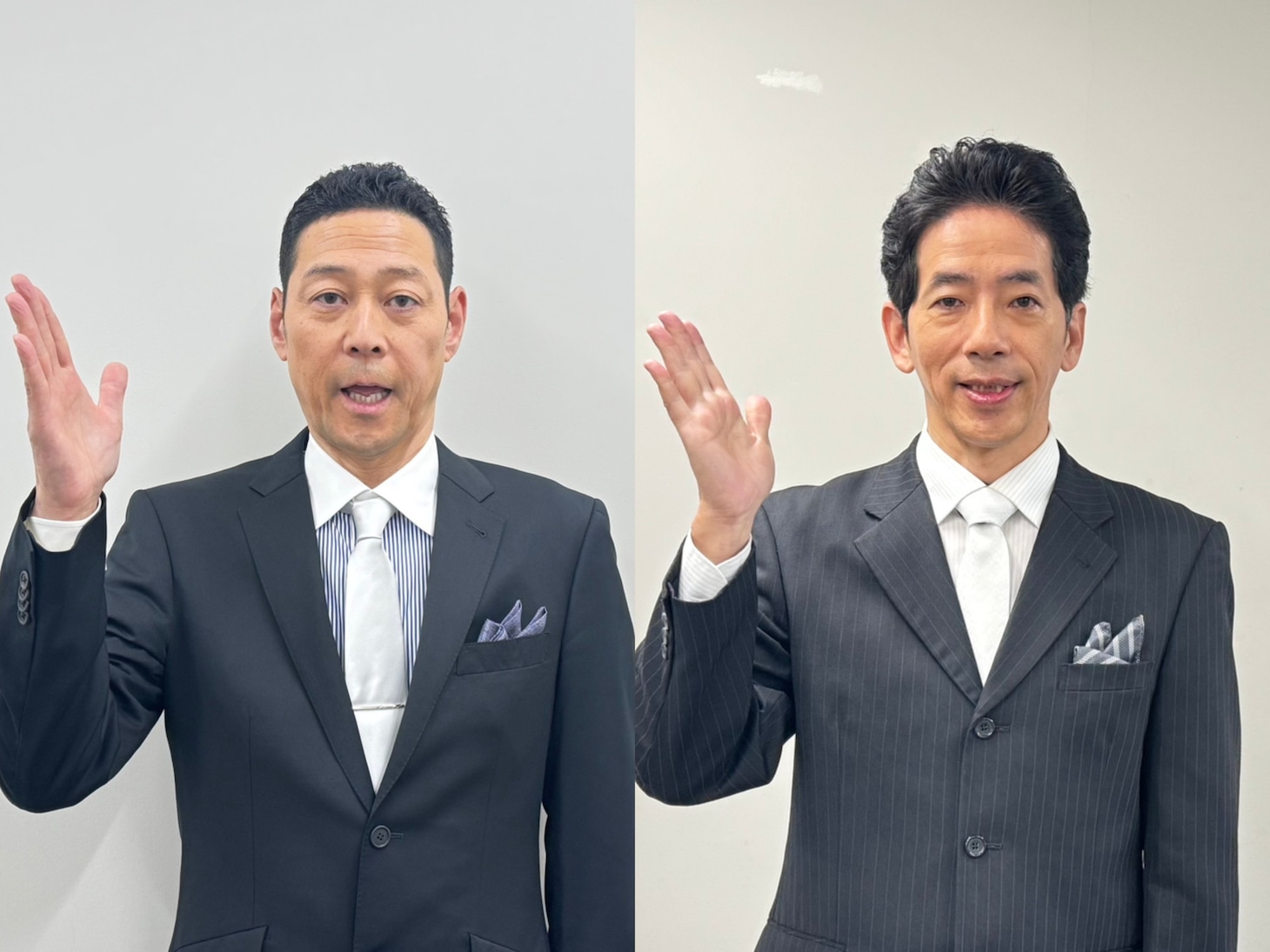 左から東野幸治、野間口徹