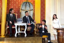 左から呂布カルマ、ケンドーコバヤシ、FUJIWARA藤本、馬場ももこ