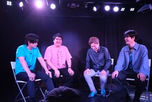 左から、マヂカルラブリー、平田広明、大塚剛央