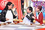 左からダイスケはん、爆笑問題・田中、久本雅美