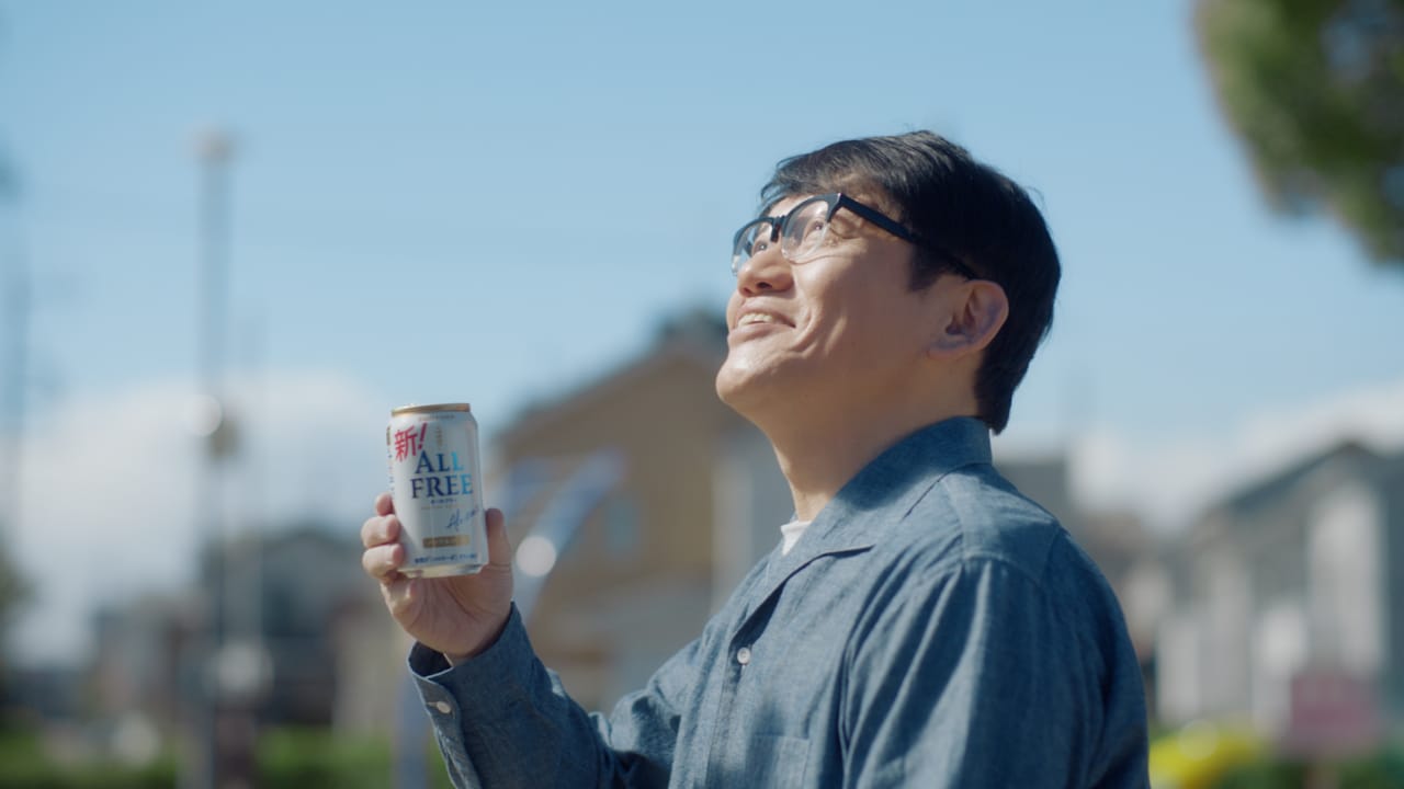 ずん飯尾がサントリーCMで堺雅人、上白石萌音、神木隆之介と共演