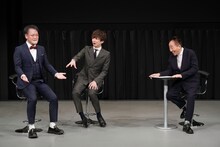 中田カウスとアインシュタイン（写真提供：吉本興業）