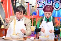 左から爆笑問題・田中、久本雅美