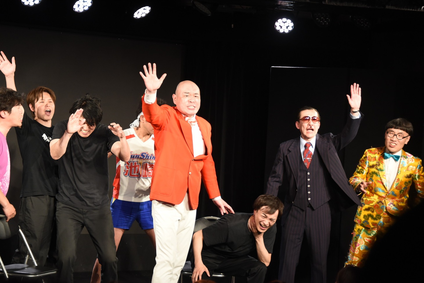 ザ・ギース高佐の演技を真に受けて、コントを中断させる一同