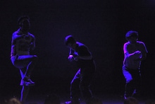 最後まで残った（左から）サンシャイン池崎、オジンオズボーン篠宮暁、流れ星☆ちゅうえい