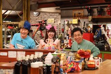 左からかつみ♥さゆり、ナインティナイン岡村