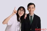 十九人。左からゆッちゃんw、松永